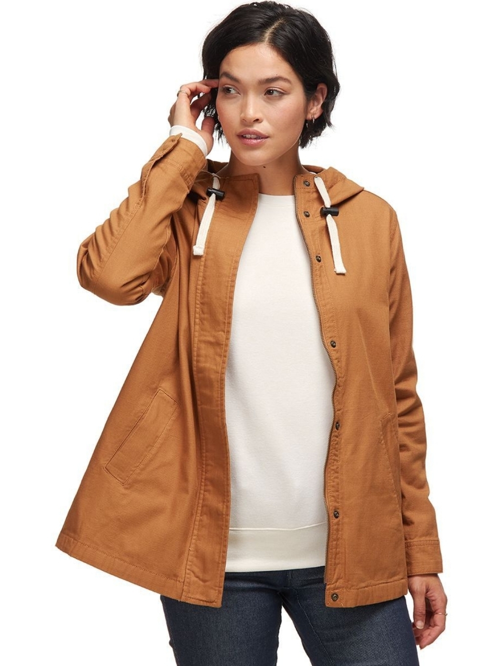 The North Face Shipler Full-Zip Hoodie jacket cedar brown Women's size medium M